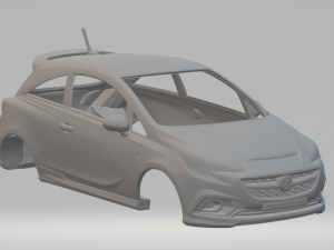 vauxhall corsa vxr 3D Print Model