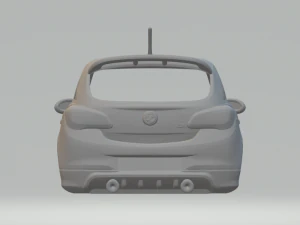 vauxhall corsa vxr 3D Print Model