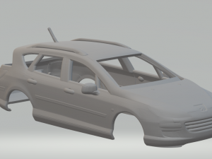 peugeot 407 sw 3D Print Model