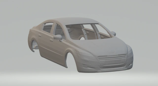 peugeot 508 3D Print Model .c4d .max .obj .3ds .fbx .stl .blend 