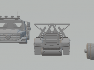 mercedes benz zetros 3D Print Model
