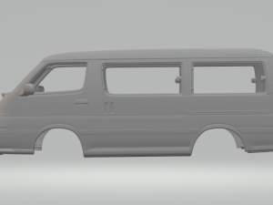 toyota hiace mk4 h100 Model Cetak 3D