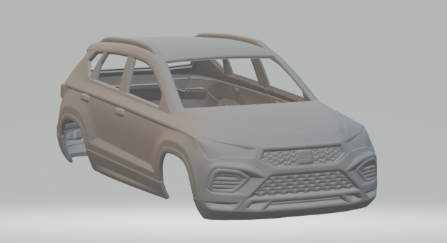 seat ateca 2020 3D 打印模型 .c4d .max .obj .3ds .fbx .stl .blend 
