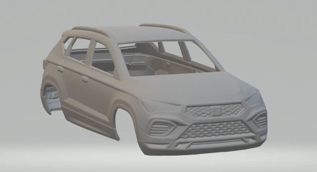 seat ateca 2020 3D Print Model .c4d .max .obj .3ds .fbx .stl .blend 