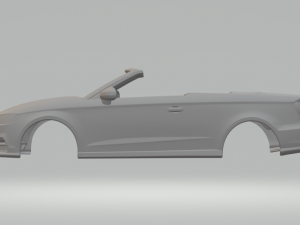 audi s3 cabriolet Modèles 3D en vedette