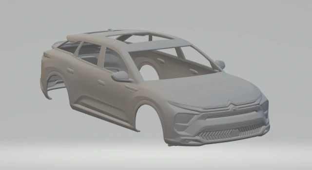 citron c5 x 3D Print Model .c4d .max .obj .3ds .fbx .stl .blend 
