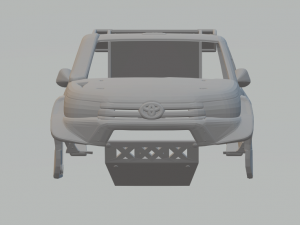 Toyota hilux dakar rally Modello di stampa 3D