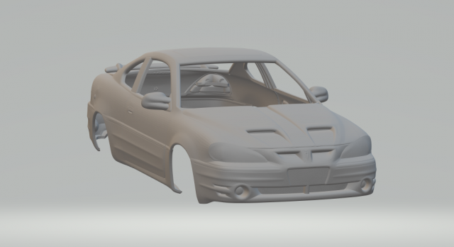 pontiac grand am 99 3D Print Model .c4d .max .obj .3ds .fbx .stl .blend