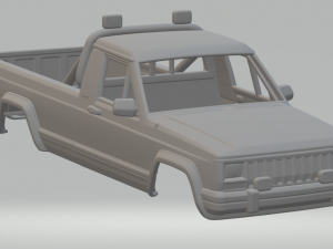 jeep comanche 3D Print Model