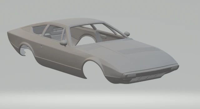 maserati khamsin 3D Print Model .c4d .max .obj .3ds .fbx .stl .blend 