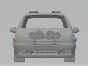 renault clio rally 3D Print Model