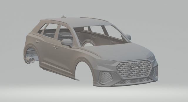 audi rs q3 Modelo de Impressão 3D .c4d .max .obj .3ds .fbx .stl .blend 