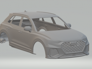 audi rs q3 Modèles 3D en vedette