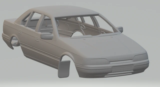 falcon 1988 sedan 3D Print Model .c4d .max .obj .3ds .fbx .stl .blend 