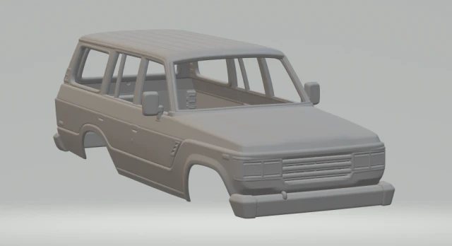 toyota land cruiser j60 1987 3D Print Model .c4d .max .obj .3ds .fbx .stl .blend 