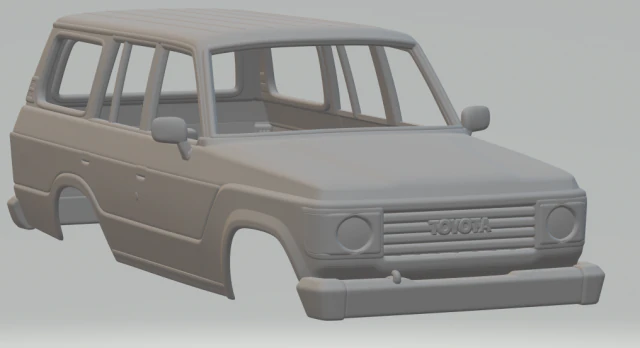 toyota land cruiser j60 1980 3D Print Model .c4d .max .obj .3ds .fbx .stl .blend