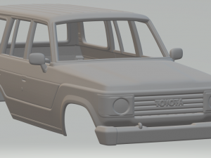 toyota land cruiser j60 1980 Modelo de impresión 3D