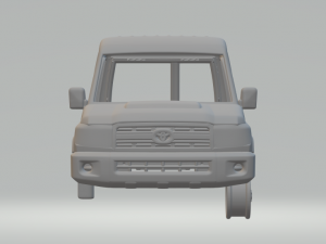 toyota land cruiser wagon 10 3Dプリントモデル