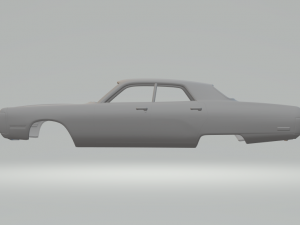plymouth fury 1972 3D प्रिंट मॉडल