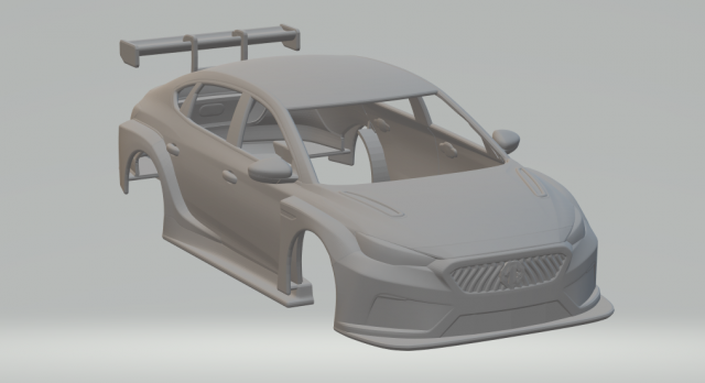 mg 6 xpower tcr 3D Принт Модель .c4d .max .obj .3ds .fbx .stl .blend
