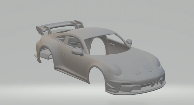 porsche 911 gt3 manthey racing 2022 3D Print Model .c4d .max .obj .3ds .fbx .stl .blend 