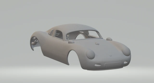 porsche 550 vintech 3D Print Model .c4d .max .obj .3ds .fbx .stl .blend 