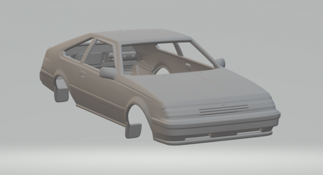 toyota celica mk3 1981 3D Print Model .c4d .max .obj .3ds .fbx .stl .blend 