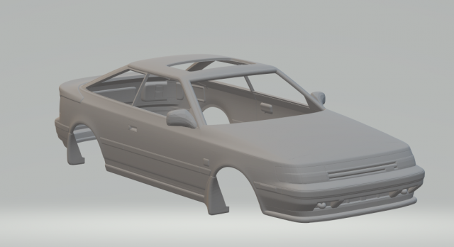 Toyota celica mk4 gts 86 Modèles 3D en vedette .c4d .max .obj .3ds .fbx .stl .blend 