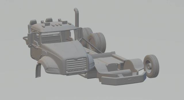 granite 6x2 3D Print Model .c4d .max .obj .3ds .fbx .stl .blend 