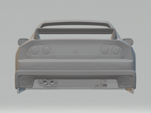 1995 nissan skyline r33 gt-r lm road 3D-Druckmodell