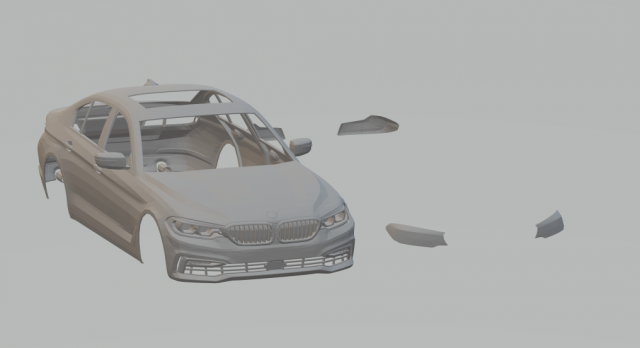 520i 2018 3D Print Model .c4d .max .obj .3ds .fbx .stl .blend 