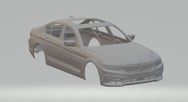 520i 2018 v2 Modèles 3D en vedette .c4d .max .obj .3ds .fbx .stl .blend 