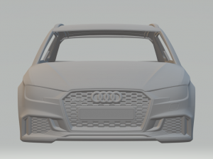 audi rs 3 3D Print Model