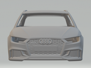 audi rs 3 3D 打印模型