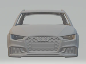 audi rs 3 3D Print Model