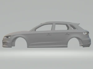 audi rs 3 3D Print Model