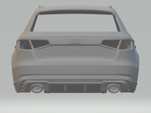 audi rs 3 3D 打印模型