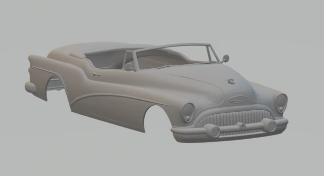 buick skylark convertible 1953 3D Print Model .c4d .max .obj .3ds .fbx .stl .blend