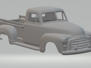 Gmc gmc pickup truck 1952 3D-Druckmodell