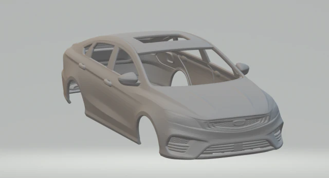 geely bin rui 3D Print Model .c4d .max .obj .3ds .fbx .stl .blend