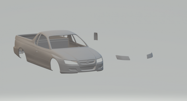 holden ute 2004 3D Print Model .c4d .max .obj .3ds .fbx .stl .blend 