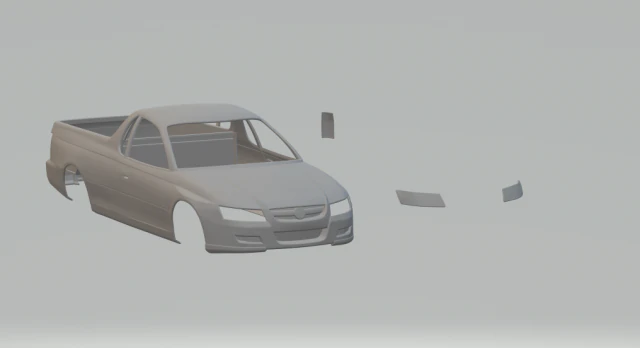 holden ute 2004 3D Print Model .c4d .max .obj .3ds .fbx .stl .blend 