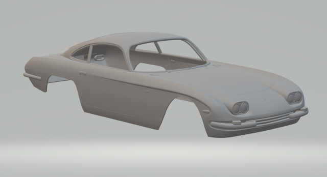lambo 400 gt 3D 프린트 모델 .c4d .max .obj .3ds .fbx .stl .blend
