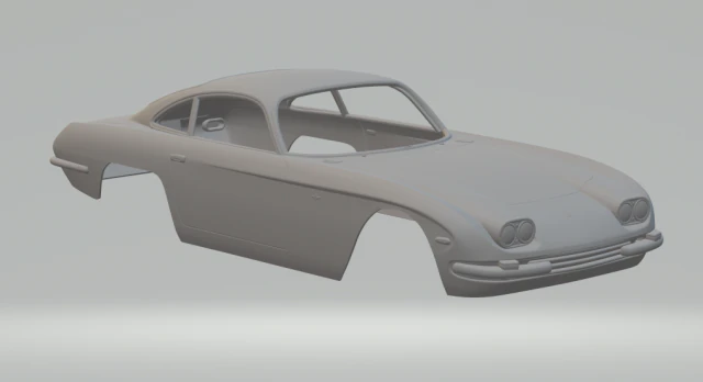 lambo 400 gt 3D Print Model .c4d .max .obj .3ds .fbx .stl .blend 