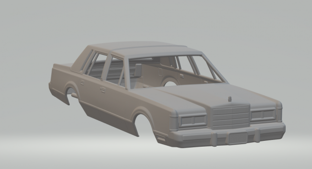 lincoln town car 89 Modèles 3D en vedette .c4d .max .obj .3ds .fbx .stl .blend 