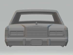 lincoln town car 89 Modèles 3D en vedette