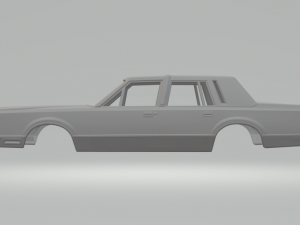 lincoln town car 89 Modèles 3D en vedette