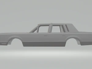 lincoln town car 89 3D Print Model