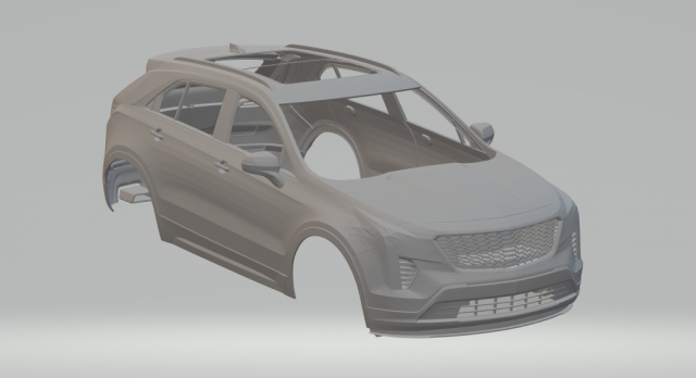 cadillac xt-4 Modelo de Impressão 3D .c4d .max .obj .3ds .fbx .stl .blend 