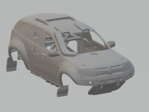 renault duster rally cross Modèles 3D en vedette